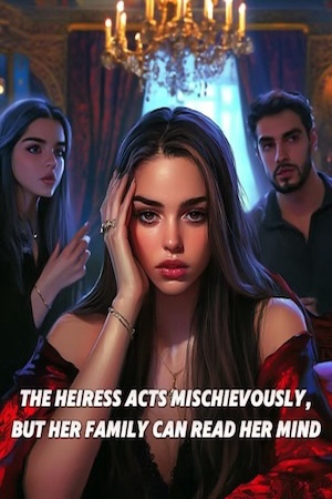Cover of The Heiress Acts Mischievously, But Her Family Can Read Her Mind